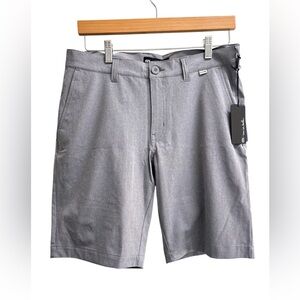 Travis Mathew Beck Prestige Performance Shorts Grey Men’s Size 32 NWT chino golf